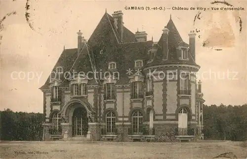 AK / Ansichtskarte Gambais Chateau de Vitry Schloss Gambais