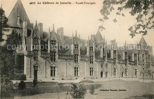 AK / Ansichtskarte Josselin Chateau Facade Principale Schloss Josselin