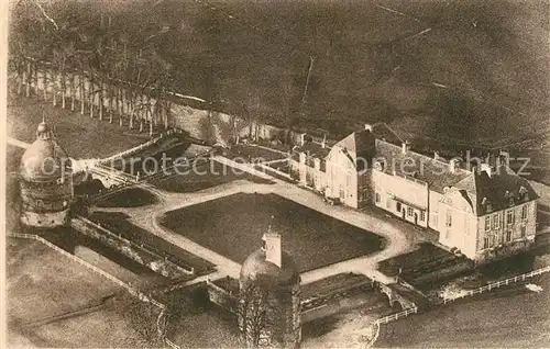 AK / Ansichtskarte Almeneches Chateau de Medavy vue aerienne Almeneches