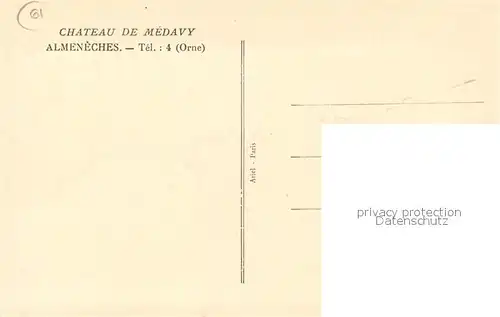 AK / Ansichtskarte Almeneches Chateau de Medavy vue aerienne Almeneches