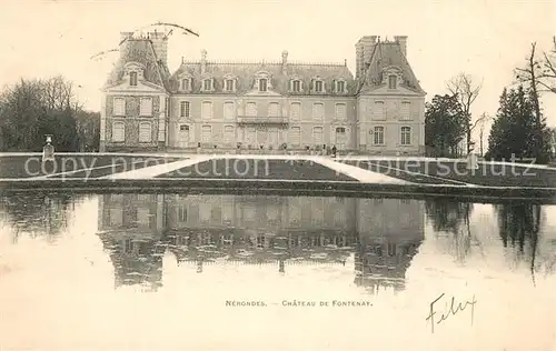 AK / Ansichtskarte Nerondes Chateau de Fontenay Schloss Nerondes