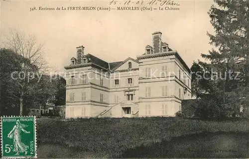 AK / Ansichtskarte Marolles_Oise Chateau Schloss Marolles_Oise