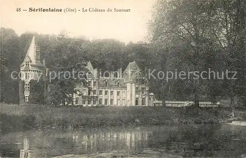 AK / Ansichtskarte Serifontaine Chateau du Saussart Serifontaine