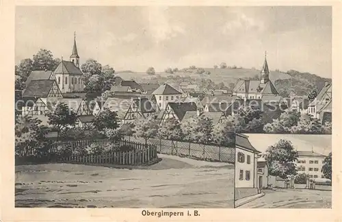 AK / Ansichtskarte Obergimpern Panorama Obergimpern