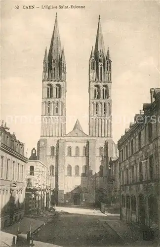 AK / Ansichtskarte Caen Eglise Saint Etienne Caen