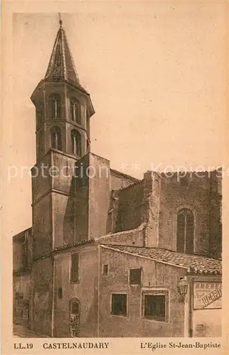 AK / Ansichtskarte Castelnaudary Eglise St Jean Baptiste Castelnaudary