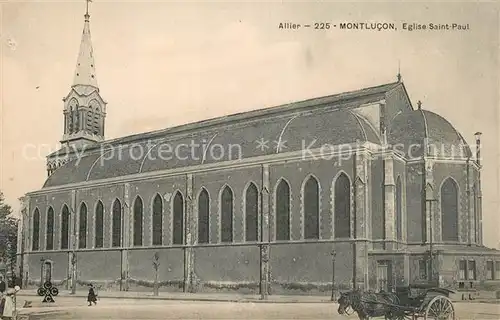 AK / Ansichtskarte Montlucon Eglise Saint Paul Montlucon