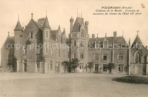 AK / Ansichtskarte Pouzauges Chateau de la Motte  Pouzauges