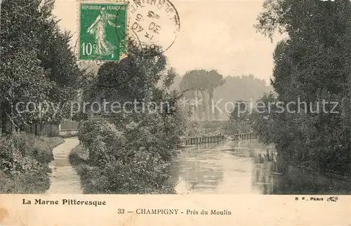 AK / Ansichtskarte Champigny_Marne Pres du Moulin Champigny Marne
