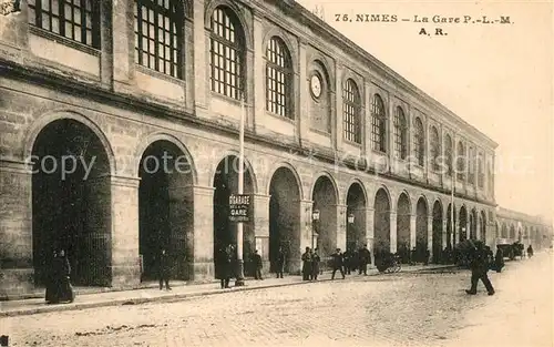 AK / Ansichtskarte Nimes La Gare PLM Nimes