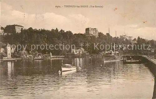 AK / Ansichtskarte Thonon les Bains Vue partielle Thonon les Bains