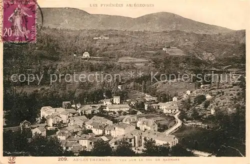 AK / Ansichtskarte Ax les Thermes Vue sur le Col de Marmare Ax les Thermes