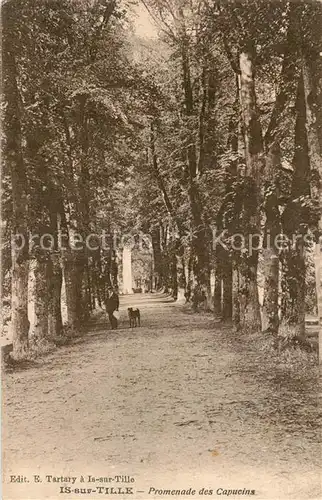 AK / Ansichtskarte Is sur Tille Promenade des Capucins Is sur Tille