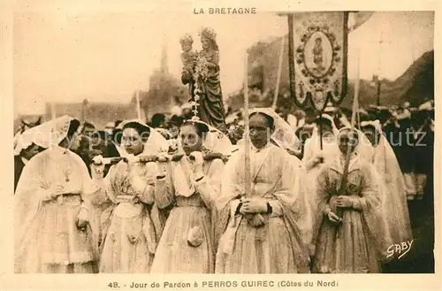 AK / Ansichtskarte Perros Guirec Jour de Pardon Perros Guirec