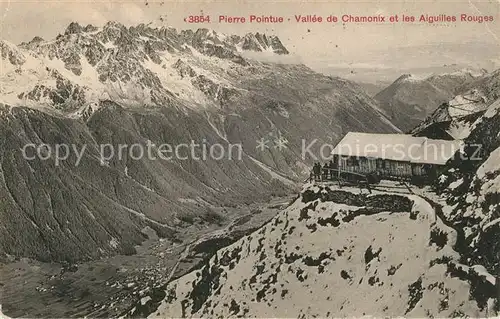 AK / Ansichtskarte Chamonix Pierre Pointue Vallee de Chamonix et les Aiguilles Rouges Chamonix