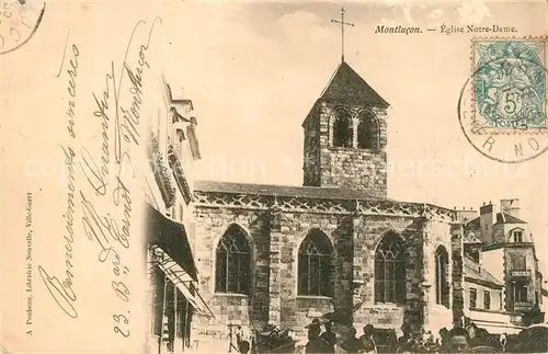 AK / Ansichtskarte Montlucon Eglise Notre Dame Montlucon
