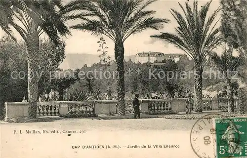 AK / Ansichtskarte Cap_d_Antibes Jardin de la Villa Eilenroc Cap_d_Antibes
