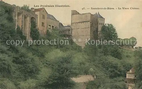 AK / Ansichtskarte Sauveterre de Bearn Le Vieux Chateau Sauveterre de Bearn