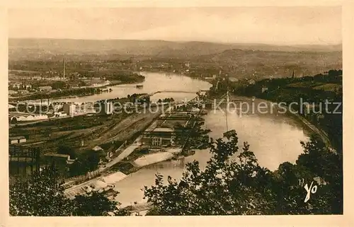 AK / Ansichtskarte Lyon_France La Jonction du Rhone et de la Saone Lyon France
