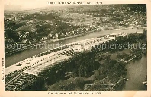 AK / Ansichtskarte Lyon_France Vue aerienne des terrains de la Foire Lyon France