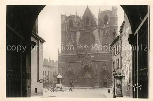 AK / Ansichtskarte Lyon_France Cathedrale St Jean Lyon France