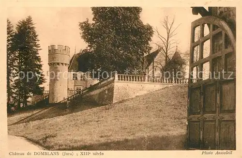 AK / Ansichtskarte Domblans Chateau de Domblans Domblans