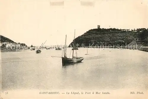 AK / Ansichtskarte Saint Brieuc_Cotes d_Armor Le Legue le Port a Mer haute Saint Brieuc_Cotes d