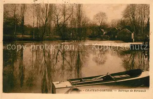 AK / Ansichtskarte Chateau Gontier Barrage de Mirwault Chateau Gontier