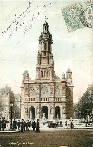 AK / Ansichtskarte Paris Eglise de la Trinite Paris