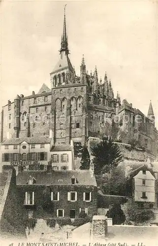AK / Ansichtskarte Le_Mont Saint Michel Abbaye Le_Mont Saint Michel