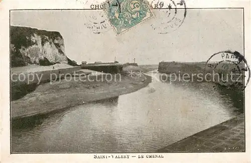 AK / Ansichtskarte Saint Valery en Caux Le Chenal Saint Valery en Caux