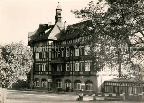 AK / Ansichtskarte Schwarzburg_Thueringer_Wald FDGB Reichsbahn Erholungsheim Ernst Thaelmann Schwarzburg_Thueringer
