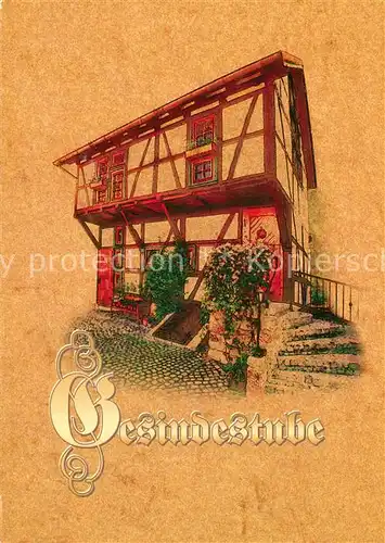 AK / Ansichtskarte Trusetal Gaststaette Gesindestube Trusetal