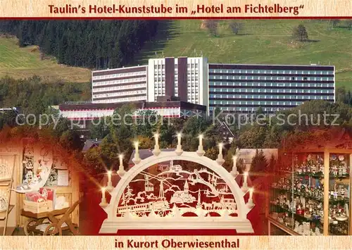 AK / Ansichtskarte Oberwiesenthal_Erzgebirge Taulins Hotel Kunststube im Hotel am Fichtelberg Oberwiesenthal Erzgebirge