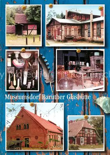 AK / Ansichtskarte Baruth_Mark Museumsdorf Baruther Glashuette Galerie Packschuppen Baruth Mark