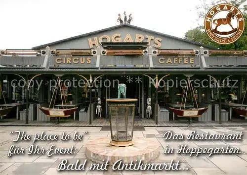 AK / Ansichtskarte Hoppegarten Hogarts Circus Caffee Hoppegarten