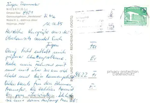 AK / Ansichtskarte Niesky Genesungsheim Heideland Niesky