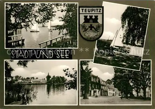 AK / Ansichtskarte Teupitz Stadt und See Teupitz