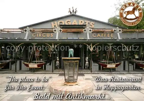 AK / Ansichtskarte Hoppegarten Hogarts Circus Caffee Hoppegarten