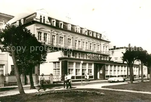 AK / Ansichtskarte Ahlbeck_Ostseebad Ostsee Hotel Ahlbeck_Ostseebad