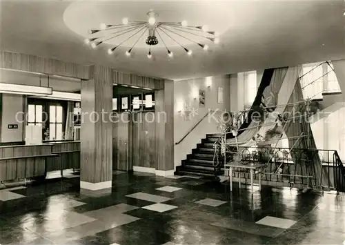 AK / Ansichtskarte Ahlbeck_Ostseebad FDGB Erholungsheim Erholungs Vestibuel Ahlbeck_Ostseebad
