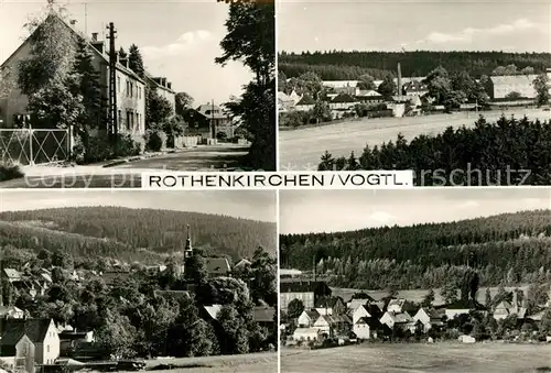 AK / Ansichtskarte Rothenkirchen_Vogtland Panorama Teilansichten Rothenkirchen_Vogtland