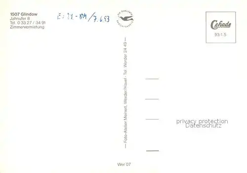 AK / Ansichtskarte Glindow Restaurant Cafe am Jachthafen Porta Helena Glindow