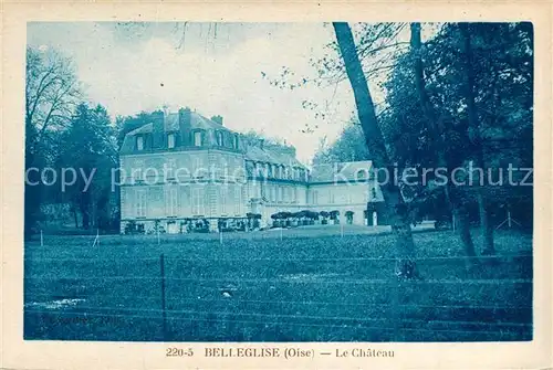 AK / Ansichtskarte Belle Eglise Chateau Schloss Belle Eglise