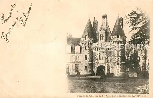 AK / Ansichtskarte Saint Agil Chateau XVIIe siecle Saint Agil