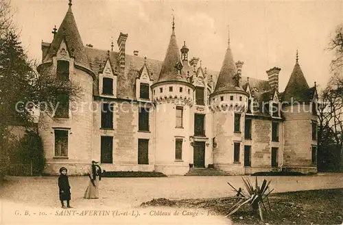 AK / Ansichtskarte Saint Avertin Chateau de Cange Schloss Saint Avertin