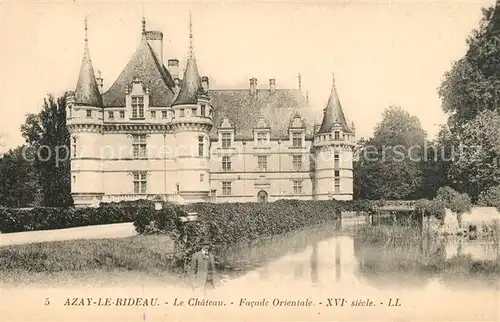 AK / Ansichtskarte Azay le Rideau Chateau Schloss Azay le Rideau