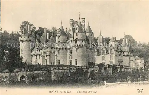 AK / Ansichtskarte Rigny Usse Chateau d Usse Schloss Rigny Usse