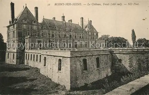 AK / Ansichtskarte Rosny sur Seine Chateau Schloss Rosny sur Seine