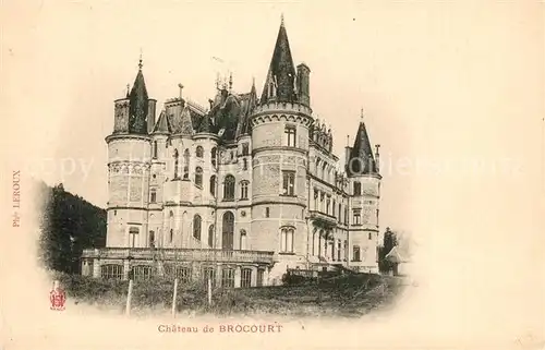 AK / Ansichtskarte Brocourt Chateau Schloss Brocourt
